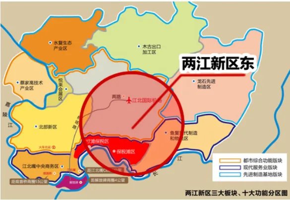 两江新区地图