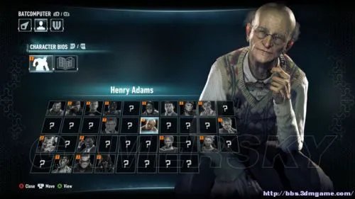 《蝙蝠侠阿甘骑士》全人物背景故事介绍 有哪些人物