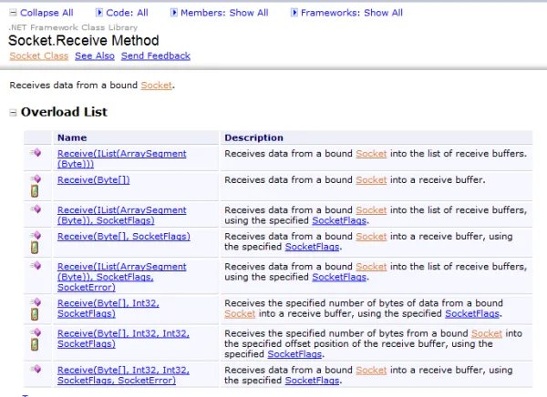 C# socket receive方法
