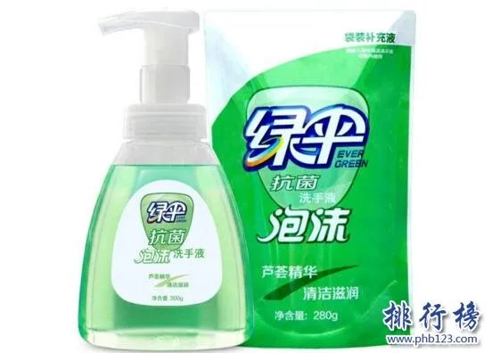 十大泡沫洗手液品牌排行榜 最畅销的抑菌泡沫洗手液有哪些