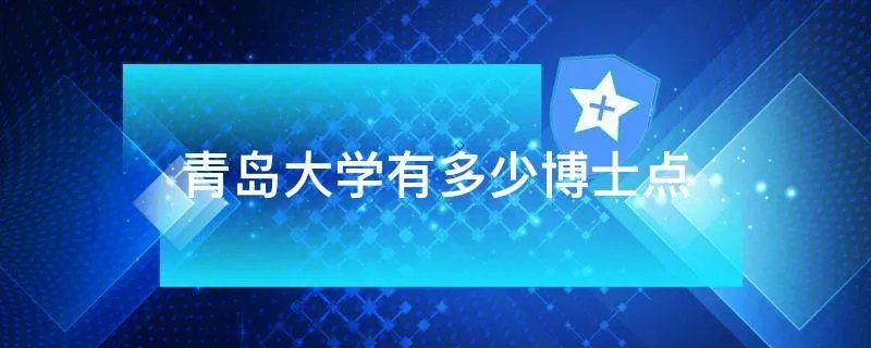 青岛大学有多少博士点