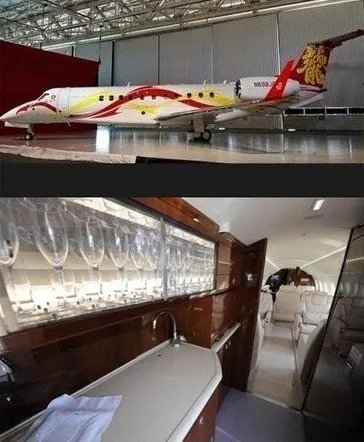 揭秘成龙价值2亿私人飞机 内部奢华(图)