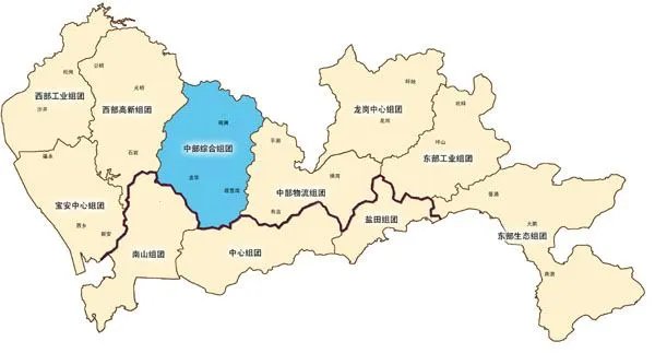 深圳市规划局的内设机构