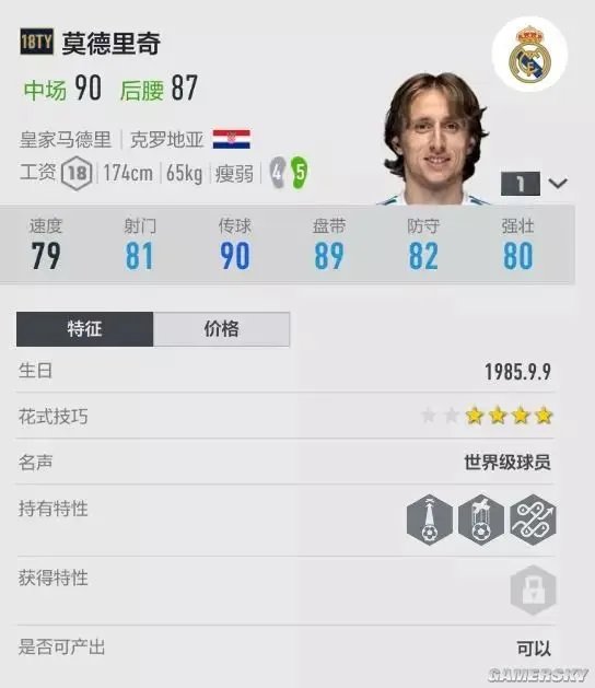 绝对巨星 《FIFA Online4》18TOTY球员推荐