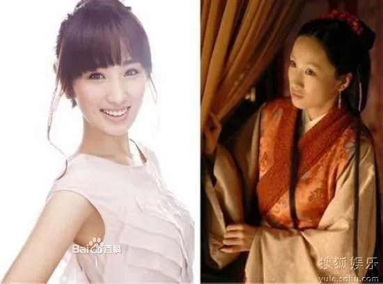 新红楼梦里饰演花袭人李艳的一张剧照。