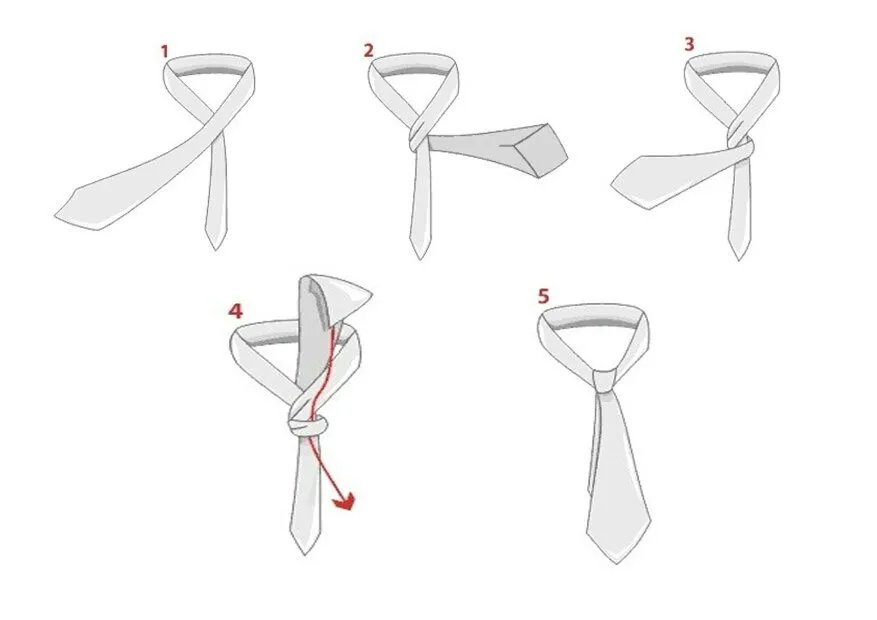 打领带的步骤
