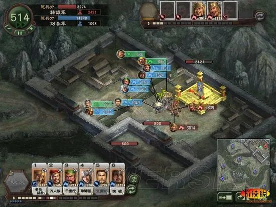 《三国志12》经验分享之攻城