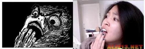 爆强表情帝!国内男女屌丝演绎真人版暴走漫画