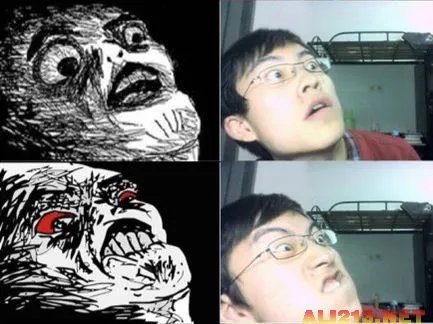 爆强表情帝!国内男女屌丝演绎真人版暴走漫画