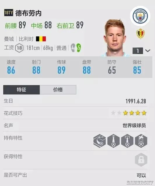 绝对巨星 《FIFA Online4》18TOTY球员推荐