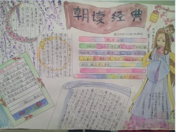 儒家经典手抄报