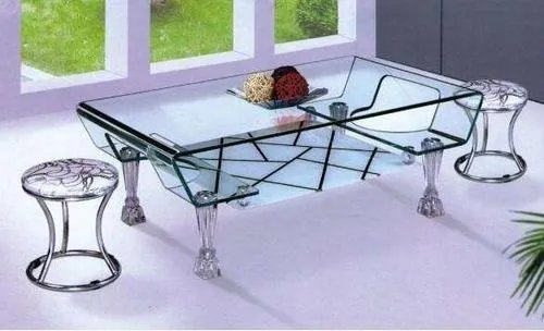 玻璃茶几的玻璃怎么拆下来