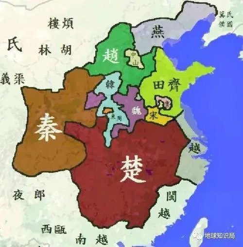 在战国时期，湖南省属哪个国家？
