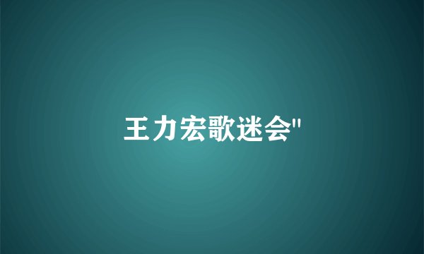 王力宏歌迷会