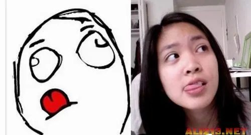 爆强表情帝!国内男女屌丝演绎真人版暴走漫画