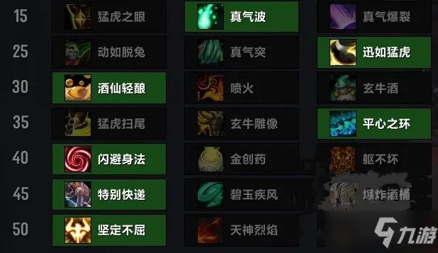 《魔兽世界》9.2酒仙武僧天赋加点