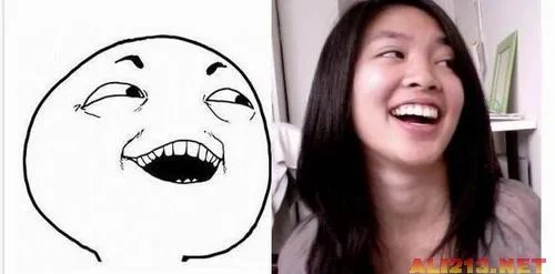 爆强表情帝!国内男女屌丝演绎真人版暴走漫画