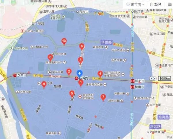 上海路环亚广场怎么走