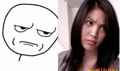 爆强表情帝!国内男女屌丝演绎真人版暴走漫画