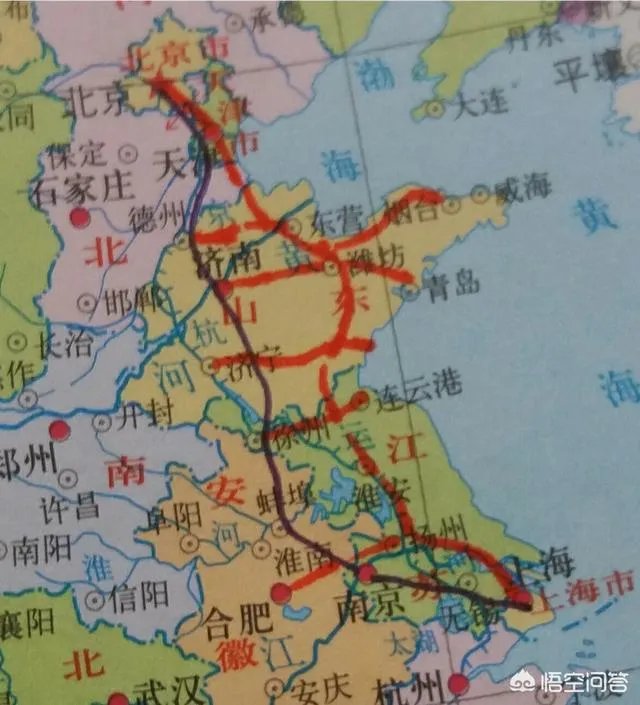 京沪二线和济青高铁连接