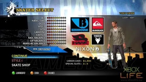 《托尼霍克滑板HD》通关图文心得