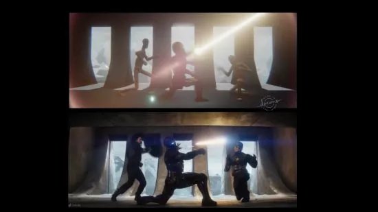 玩家用PS4《梦境》再现《美国队长3》经典场景 钢铁侠大战美队冬兵