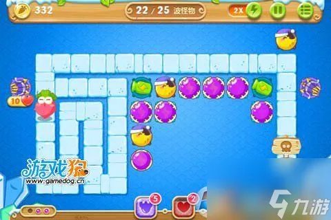 保卫萝卜2第35关攻略,保卫萝卜2第35关满分通关教程