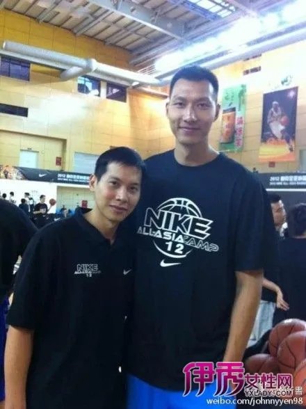 颜行书与易建联外貌相似互称兄弟(图)