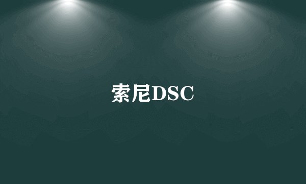 索尼DSC