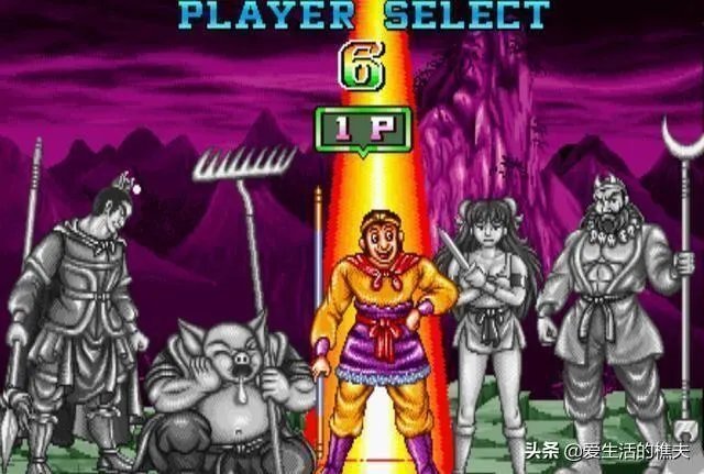 街机游戏 孙悟空过关