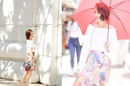 佟丽娅张亮身高差很萌 丫丫节目照曝光双腿又细又白