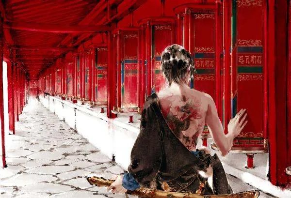 找图片，是吴邪和张起灵的，在西藏穿着藏袍的图片，藏袍蓝色的，高清大图，谢谢～