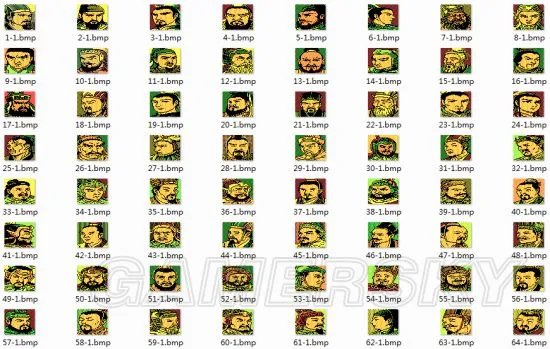 《三国志》武将头像 三国志历代武将头像大全