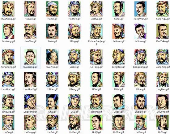 《三国志》武将头像 三国志历代武将头像大全