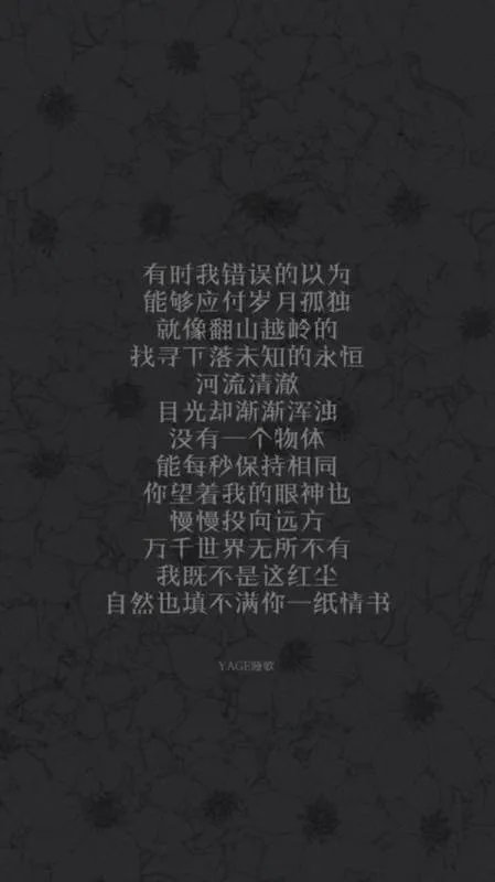 我的模样的歌曲歌词