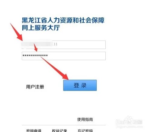 使用黑龙江省人力资源和社会保障网上服务大厅