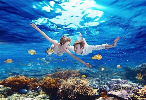 成都水下婚纱摄影多少钱  水下婚纱摄影怎么拍好看