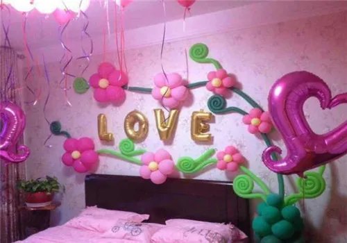 气球婚庆布置效果图2017款 婚礼布置气球怎么布置