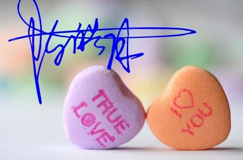 个性签名设计,名字:陈皓月