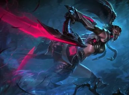 《LOL》8.15炫彩皮肤铁血女忍阿卡丽外观预览