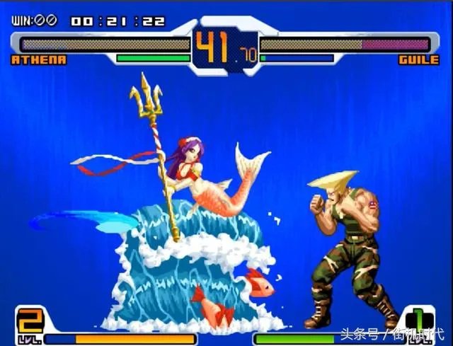 《拳皇》麻宫雅典娜放必杀技时,为什么会出现清凉的比基尼?