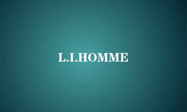 L.I.HOMME