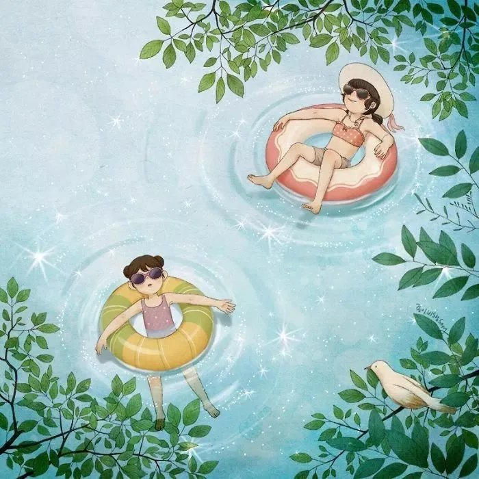 从前的假期很长，从前的我们很快乐！