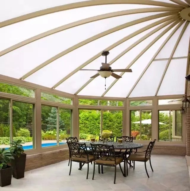 冬日里的花园阳光房，尽享暖暖的春色