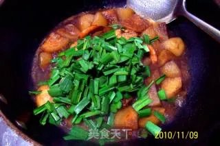 【小渔夫私房菜】---《鲜虾大蒜烧萝卜》