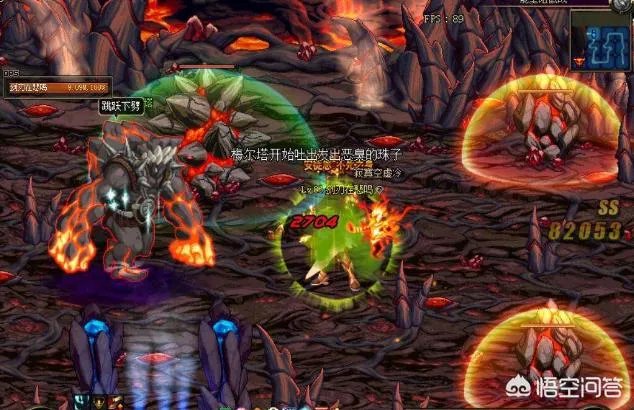 DNF：站街偶遇安图恩时代的装备，面板6000力量能上火山吗？