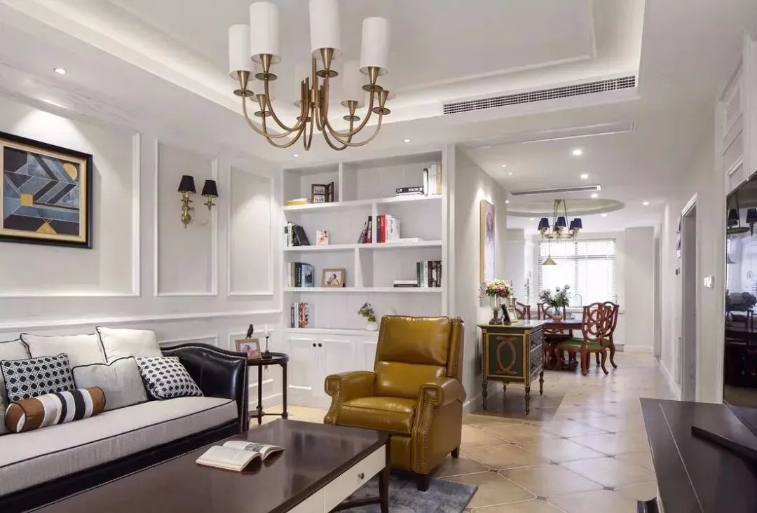 大户型新房装修，粉色背景墙清新优雅,还有单独的儿童区！