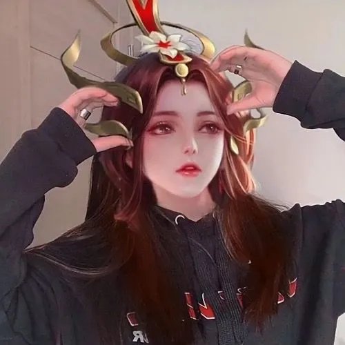 王者荣耀真人换头女生头像分享