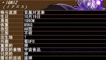 《拳皇》系列人物资料大全 拳皇系列人物背景资料图鉴
