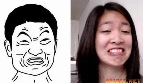 爆强表情帝!国内男女屌丝演绎真人版暴走漫画